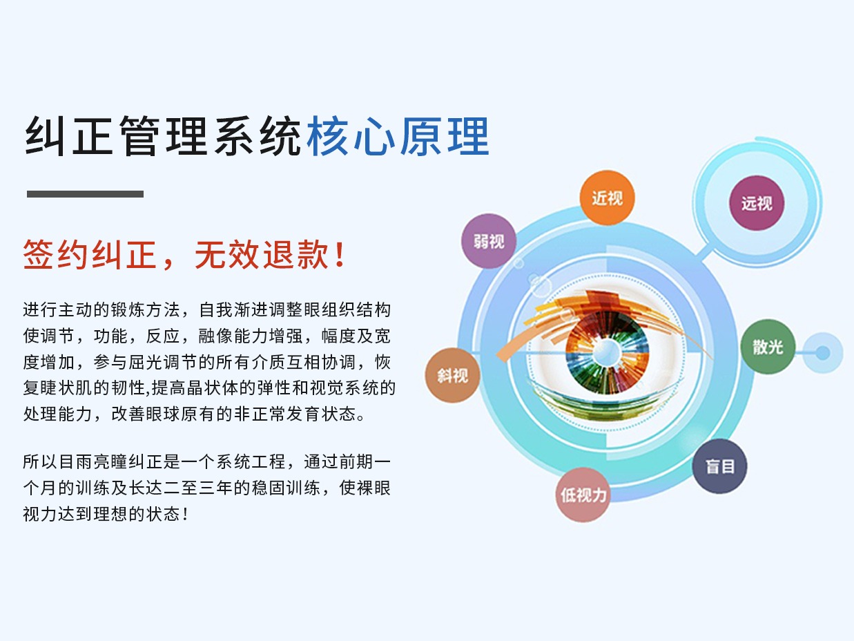 目雨亮瞳视力矫正视力养护中心